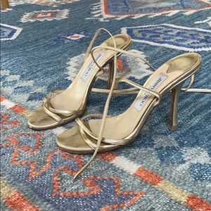 Jimmy Choo Gold Sandals